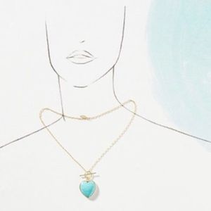 Anthropologie Amour necklace